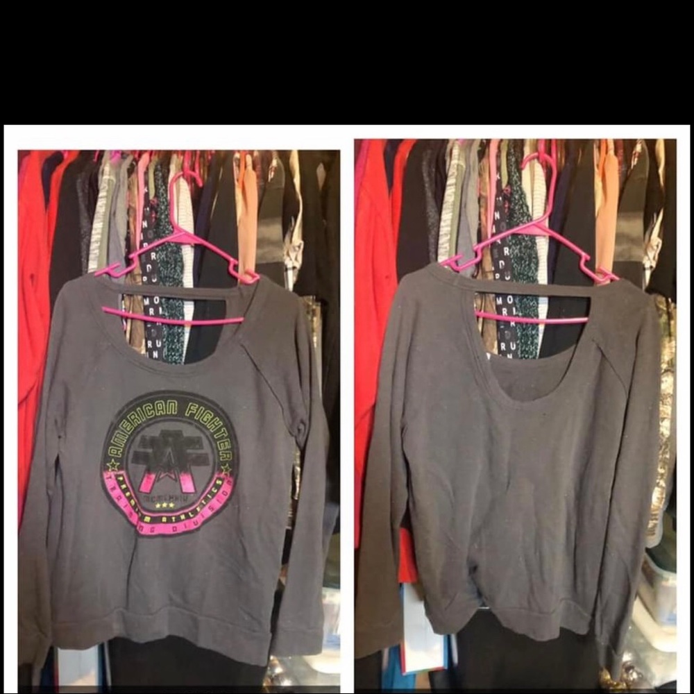 American fighter crew neck